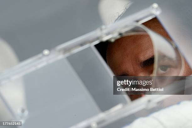 Portraits of Robert Kubica of Poland during Day Four of the WRC Germany on August 25, 2013 in Trier, Germany.