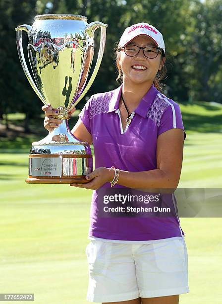 During the final round of the CN Canadian Women's Open at Royal Mayfair Golf Club on August 25, 2013 in Edmonton, Alberta, Canada.