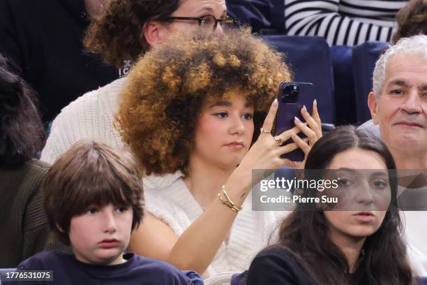 Lena Mahfouf is seen at the Rolex Paris Masters - Day Seven at Palais Omnisports de Bercy on November 05, 2023 in Paris, France.