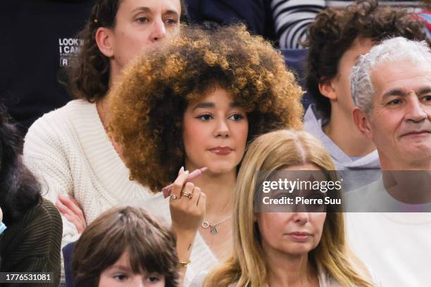 Lena Mahfouf is seen at the Rolex Paris Masters - Day Seven at Palais Omnisports de Bercy on November 05, 2023 in Paris, France.