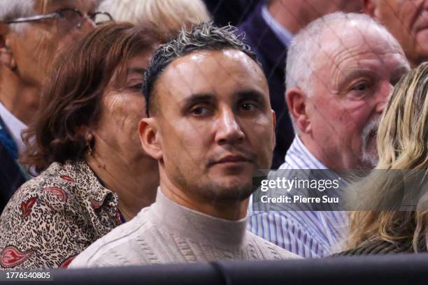 Keylor Navas is seen at the Rolex Paris Masters - Day Seven at Palais Omnisports de Bercy on November 05, 2023 in Paris, France.