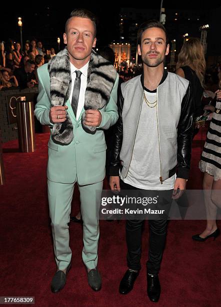 Macklemore and Ryan Lewis attend the 2013 MTV Video Music Awards at the Barclays Center on August 25, 2013 in the Brooklyn borough of New York City.
