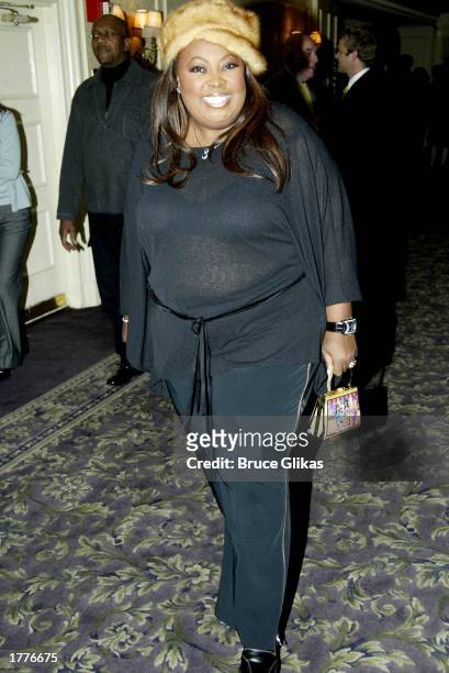 Star Jones at The Opening Night Party for the Broadway Play "Ma Rainey's Black Bottom" by August Wilson at the Roosevelt Hotel on February 6, 2003 in...