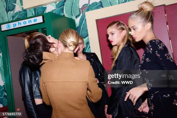 Bella Hadid, Hailey Baldwin and Jasmine Sanders