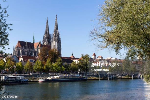 regensburg old town (bavaria/ germany) - regensburg stock pictures, royalty-free photos & images