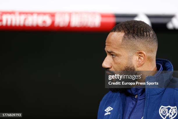 Tiago Manuel Dias Bebe of Rayo Vallecano looks on during the spanish league, La Liga EA Sports, football match played between Real Madrid and Rayo...