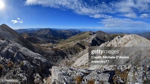 grand view on the maritime alps - alpes marítimos imagens e fotografias de stock