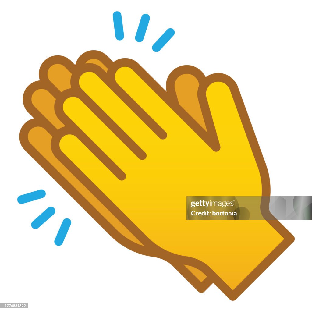 Hand Icon - Editable Stroke