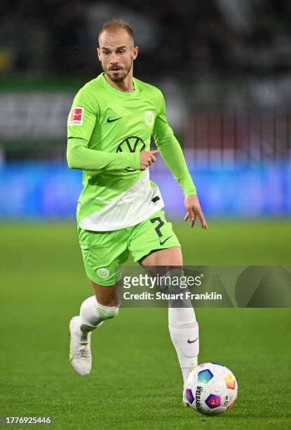 Vaclav Cerny of Wolfsburg in action during the Bundesliga match between VfL Wolfsburg and SV Werder Bremen at Volkswagen Arena on November 05, 2023...