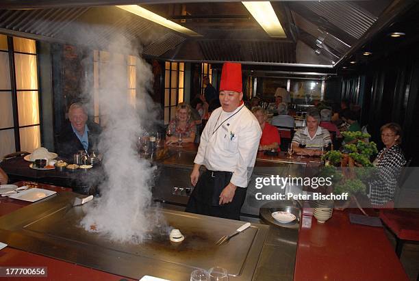 Karl Moik , Freunde Grete Unterhuber, Ursula Beckmann, Helga Arnold, Martha Dietl , Chefkoch, japanisches "Teppaniki"-Essen, Hawaii-Kreuzfahrt,...