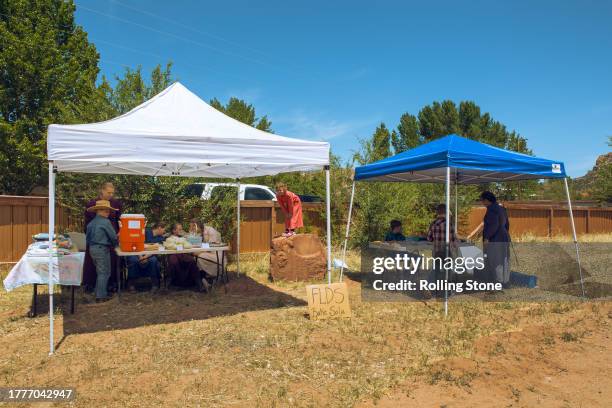 Bake sale in Hildale, Utah.