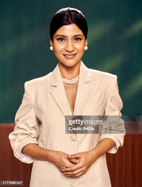 Konkona Sen Sharma attends the IMDb Portrait Studio at the 2023 Jio MAMI Mumbai Film Festival on November 05, 2023 in Mumbai, India.