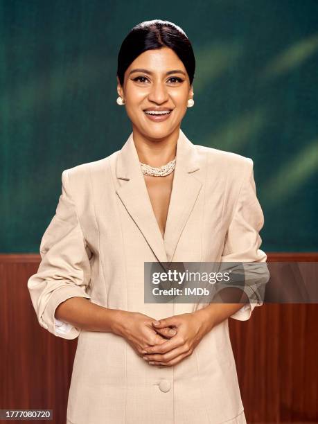 Konkona Sen Sharma attends the IMDb Portrait Studio at the 2023 Jio MAMI Mumbai Film Festival on November 05, 2023 in Mumbai, India.