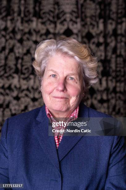 Sandi Toksvig during her visit to The Cambridge Union on November 05, 2023 in Cambridge, England.