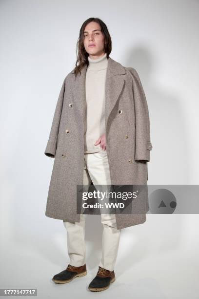 Look from De Bonne Facture, photographed January 23, 2019