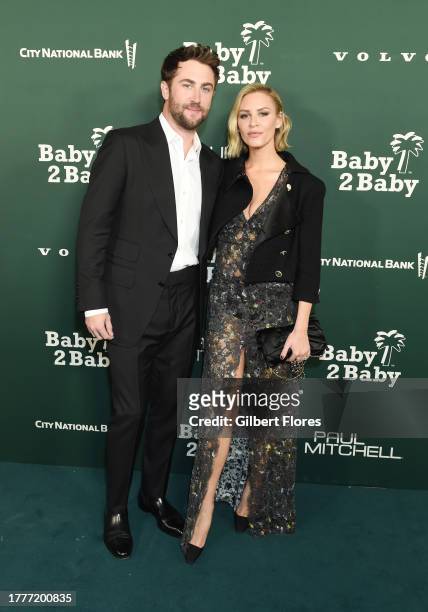 Jordan McGraw and Morgan Stewart at the 2023 Baby2Baby Gala held on November 11, 2023 in Los Angeles, California.