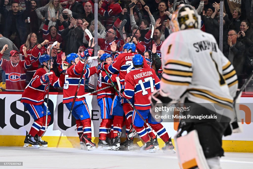 Boston Bruins v Montreal Canadiens
