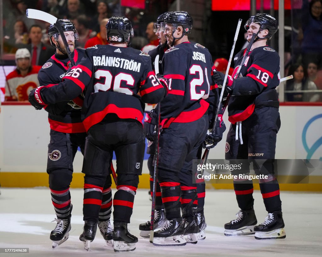 Calgary Flames v Ottawa Senators