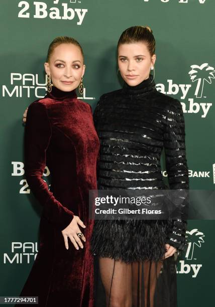 Nicole Richie and Sofia Richie at the 2023 Baby2Baby Gala held on November 11, 2023 in Los Angeles, California.