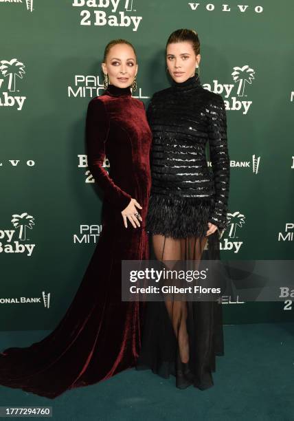 Nicole Richie and Sofia Richie at the 2023 Baby2Baby Gala held on November 11, 2023 in Los Angeles, California.