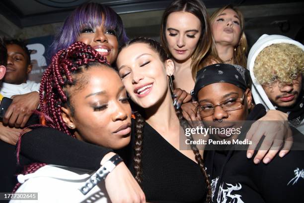 Keke Palmer, Justine Skye, Bella Hadid, Friends