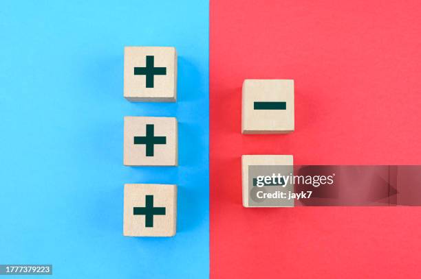 feedback - plus and minus sign stock pictures, royalty-free photos & images