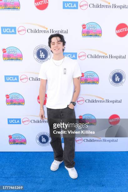Tarik Ellinger attends the 24th Annual Party on the Pier Benefitting UCLA Mattel Children's Hospital at Santa Monica Pier on November 05, 2023 in...