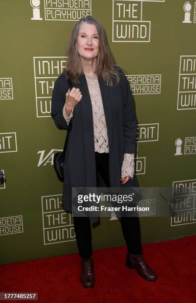 Annette O'Toole attends the Opening Night Red Carpet For "Inherit The Wind" at Pasadena Playhouse on November 05, 2023 in Pasadena, California.