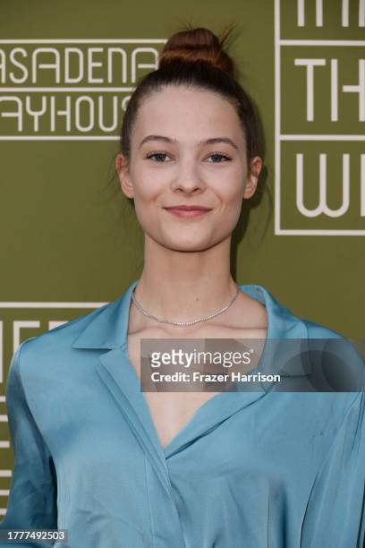 Avery Pohl attends the Opening Night Red Carpet For "Inherit The Wind" at Pasadena Playhouse on November 05, 2023 in Pasadena, California.