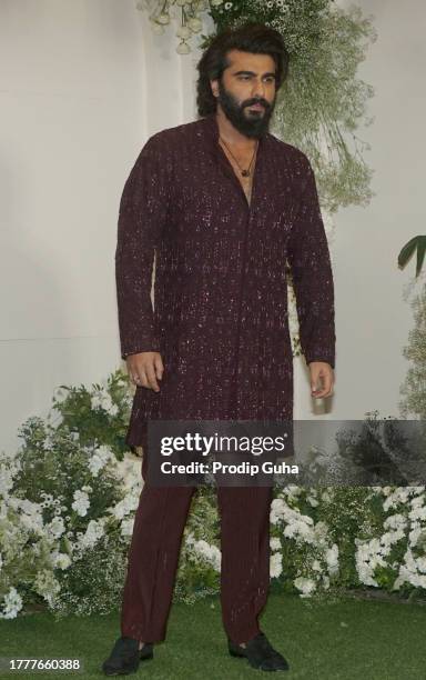 Arjun Kapoor attends Manish Malhotra's Diwali Bash on November 05, 2023 in Mumbai, India