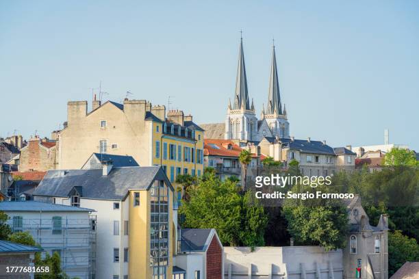 view of pau, a city in france - pau france stock pictures, royalty-free photos & images