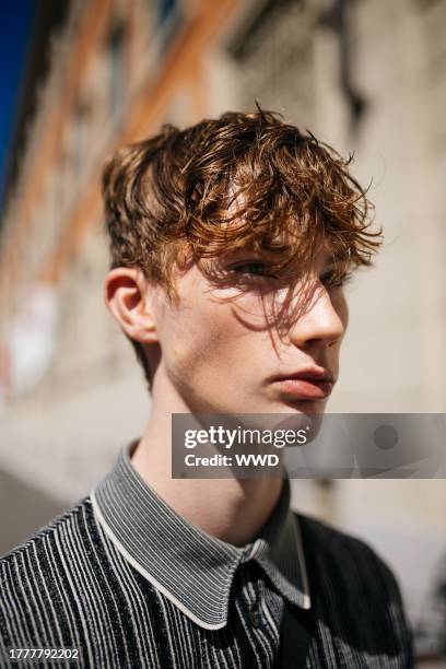 Street Style at Milan Fashion Week Men's Spring 2020, photographed in Milan on June 15 - 17, 2019...