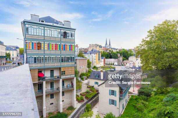 view of pau, france - pau france stock pictures, royalty-free photos & images