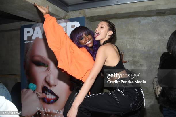 Justine Skye, Bella Hadid