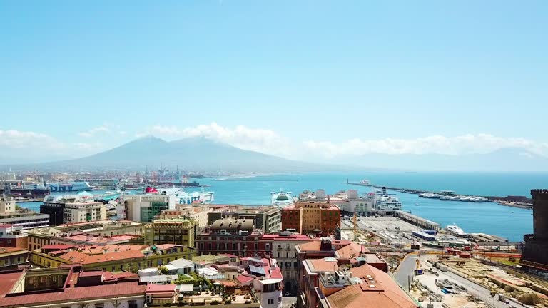 Naples Region 13 Landmarks In The Historic Southern Italian City Of Naples Stock ...