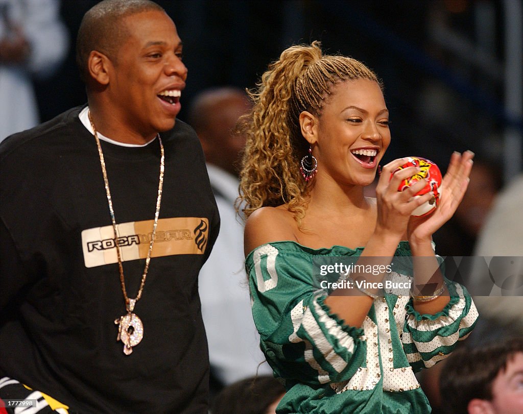 Celebrites at the 2003 NBA All-Star Game