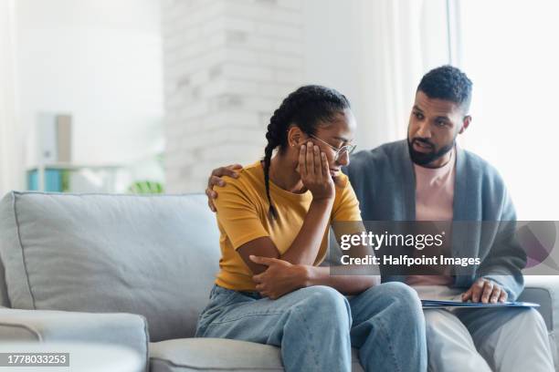 girl talking with school counsellor, sharing her problems. psychological session or therapy for teenage girl with adolescent psychologist. concept of teen mental health and unique adolescent behaviour, problems. - mental health awareness stock pictures, royalty-free photos & images