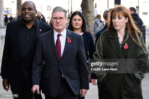 Shadow Secretary of State for Foreign, Commonwealth and Development Affairs David Lammy , Labour Party Leader Keir Starmer , Shadow Cabinet Minister...