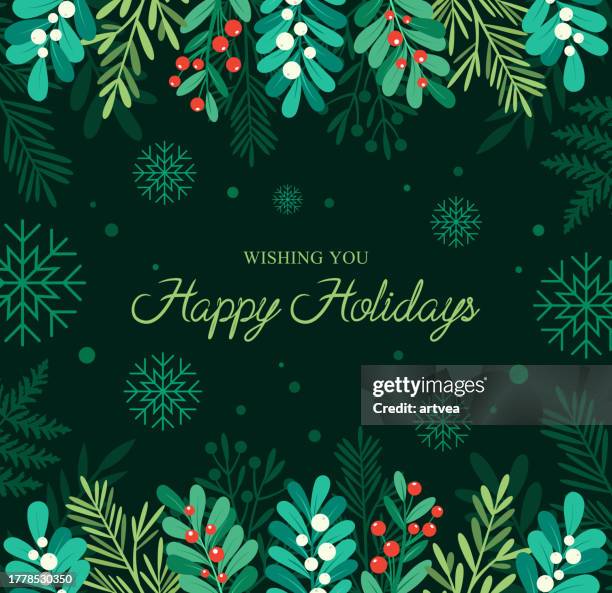 merry christmas background - happy holidays stock illustrations