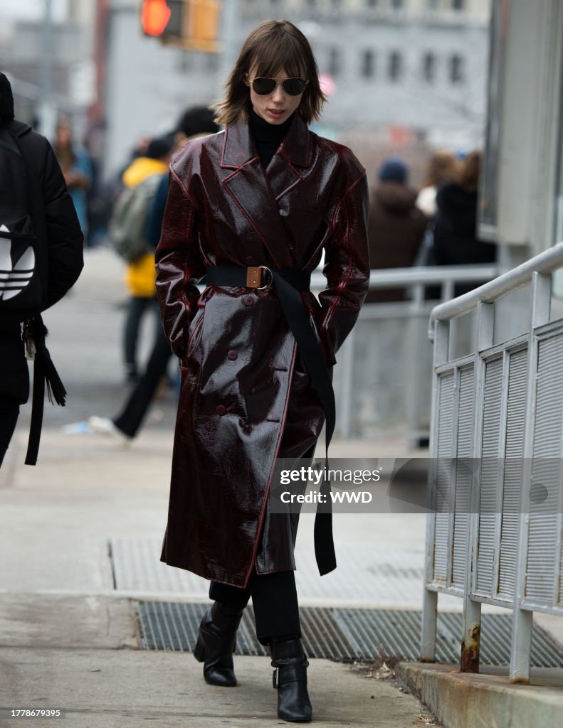 Street Style, Day 7, Fall Winter 2017, New York Fashion Week, USA - 15 Feb 2017