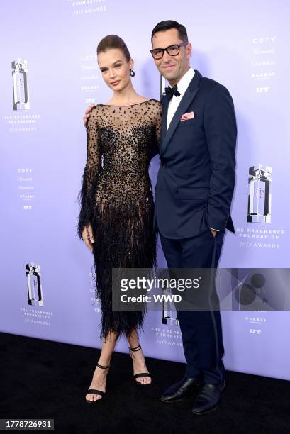 Josephine Skriver and Greg Unis at the Fragrance Foundation Awards.