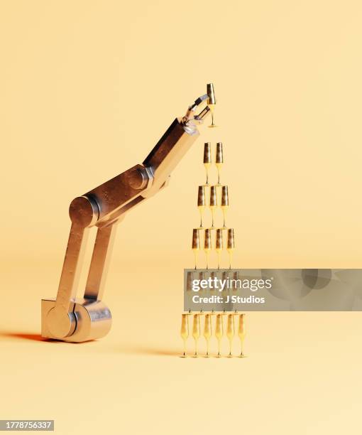 a helping hand concept image - champagne pyramid stock pictures, royalty-free photos & images