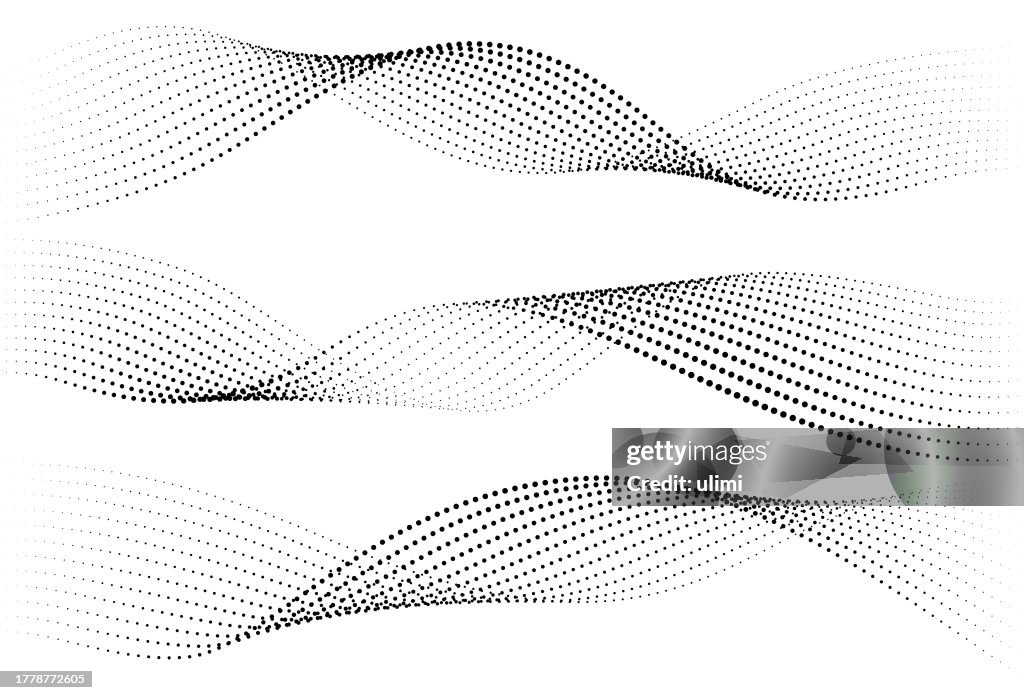 Abstract wavy lines