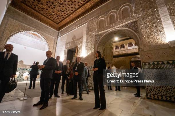Acting Minister of Science and Innovation, Diana Morant visits the Alcazar of Seville, on November 6 in Seville, . The acting Minister of Science and...