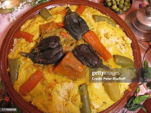 Couscous , Villa "Bled Targui", Marrakesch, Marokko, Nordafrika, Afrika, Essen, Reise,