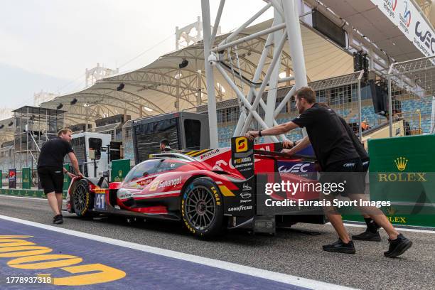 Team Wrt - Oreca 07/Gibson - Rui Andrade Robert Kubica Louis Deletraz during the Bapco Energies 8 Hours of Bahrein, Seventh and Final Race of The...