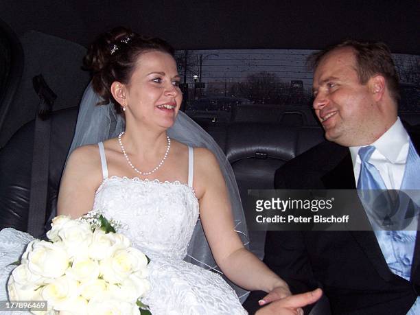 Alexander Nefedov-Skovitan , Ehefrau Anna Roche, Hochzeit, New York, Nordamerika, USA, Amerika, Hochzeitskleid, Braut, Bräutigam, E;