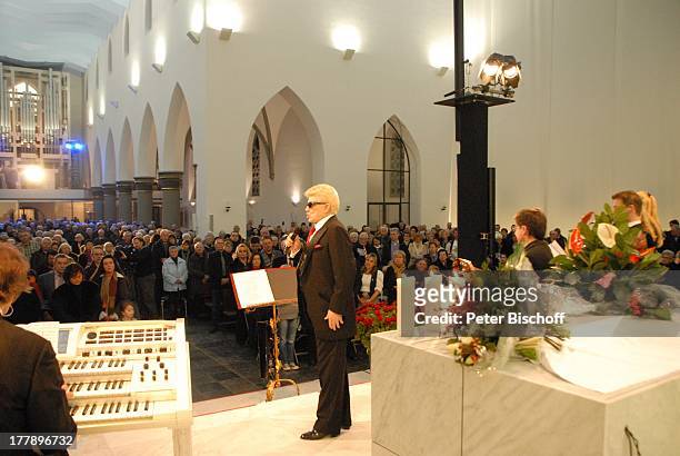 Heino , MDR-Aufzeichnung Abschlußkonzert der Kirchenkonzert-Tournee "Die Himmel rühmen" von Heino, St. Marien-Kirche, Rheydt, Mönchengladbach,...