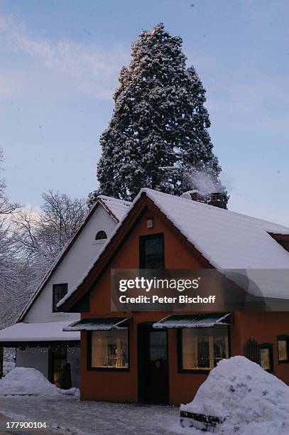 Goldschmied-Atelier , Bergstraße, Worpswede , Teufelsmoor, Niedersachsen, Deutschland, Europa, Künstlerkolonie, Künstlerdorf, Weihnachten, Winter,...