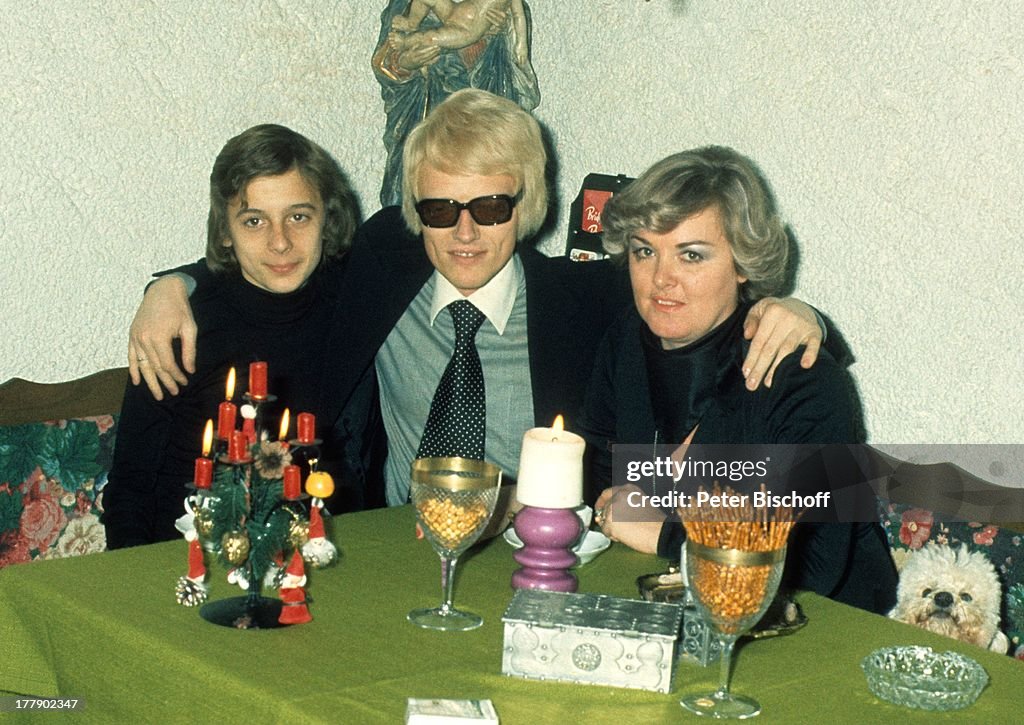 Heino, Sohn Uwe (li.), Ehefrau Lilo Kramm, Homestory, lpenich (